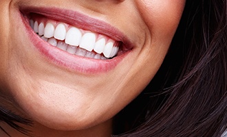 Closeup of healthy smiles